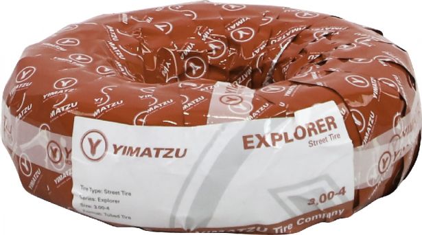 Tire - Yimatzu MobilePro, 3.00-4, 4 Ply, Tubed
