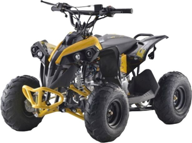 SHOK Surge - Razor’s Edge Graphic, 3x Sticker Kits In-Box Unwrapped, Kids Sport E-ATV, 48V, 1200W, 12Ah