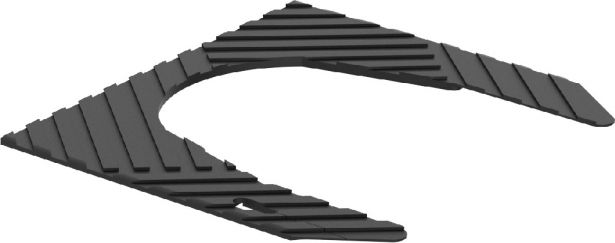 Rear Grip - Rear Silicone SHOK Scooters Proton 2.0