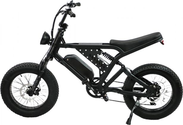SHOK Nomad - Off-Road Fat Tire Ebike, 52V, 750W, 15.6Ah, 811Wh