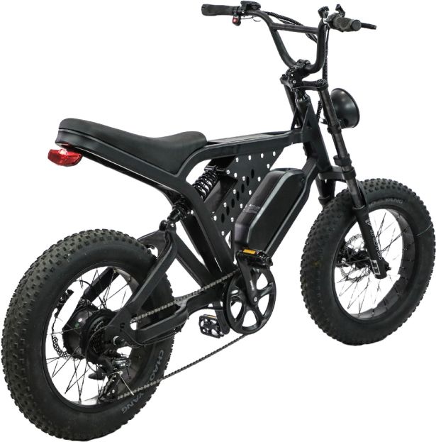 SHOK Nomad - Off-Road Fat Tire Ebike, 52V, 750W, 15.6Ah, 811Wh