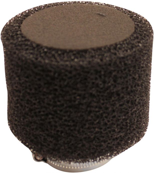 Air Filter - 35mm, Sponge, Straight, Yimatzu Brand, Black