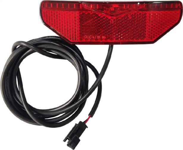 Rear Light - LED Taillight, 6V-48V, SHOK Motors Excursion