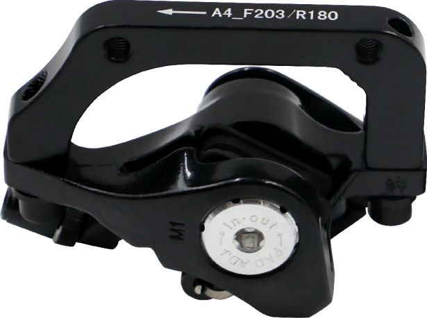 Brake Caliper - Front Caliper & Pads, SHOK Motors Fusion, Atomik, Pulsar, Excursion