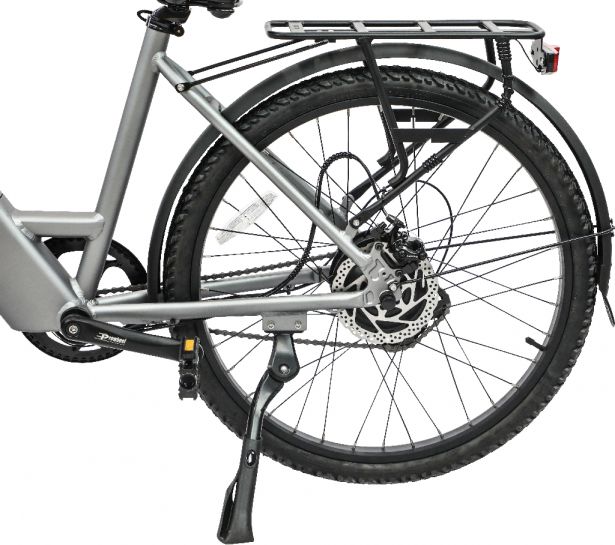 SHOK Nova - Argent, Step-Through City Ebike, 48V, 500W, 15Ah, 500Wh