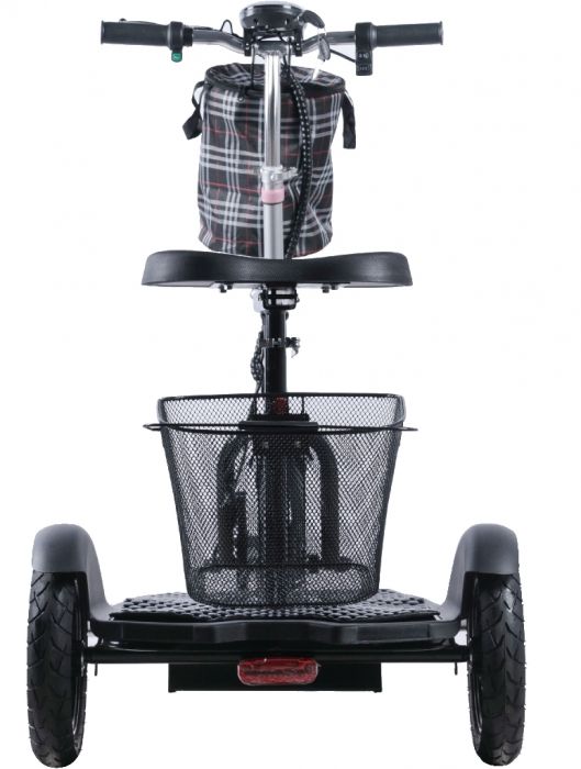 SHOK ZAPPY LA - Black, 48V, 500W, 12Ah, 500Wh, 3-Wheel Folding Mobility