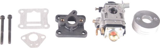 Carburetor - 15mm, Includes Intake Set 