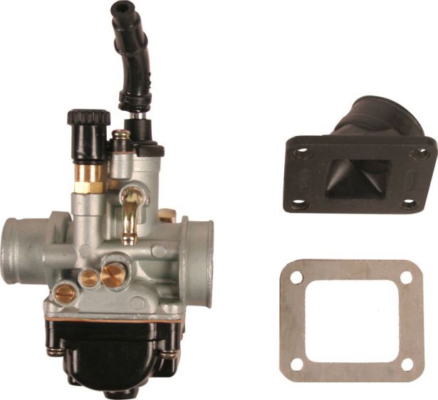 Carburetor - 19mm, Performance, Intake and Gasket Set   