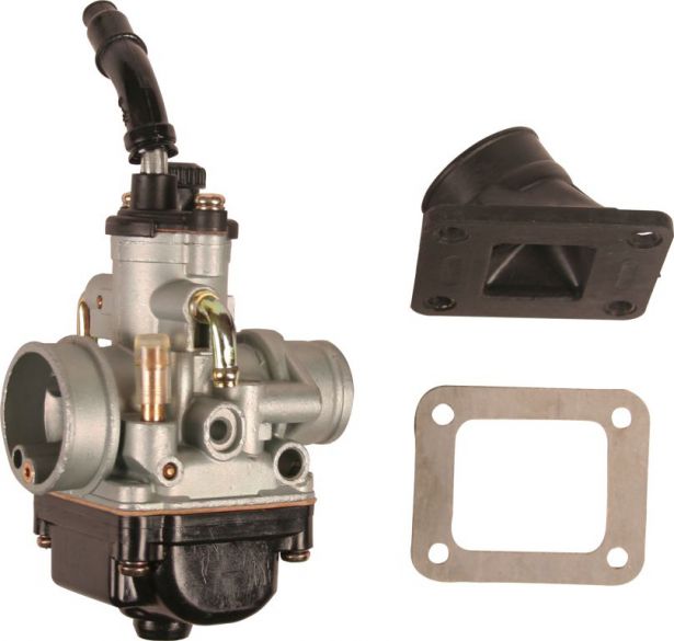 Carburetor - 19mm, Performance, Intake and Gasket Set   