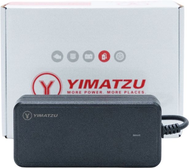 CHG3615TP Charger - 36V 1.5A Lithium Ion CUL/UL Certified SHOK Scooters Neutron DC2.1, Yimatzu