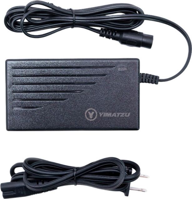 CHG3616FS Charger - 36V 1.6A 3-Pin Inline Plug (Female DIN GX16-3P) Shok Motors Amp Female DIN GX16-3P, Yimatzu