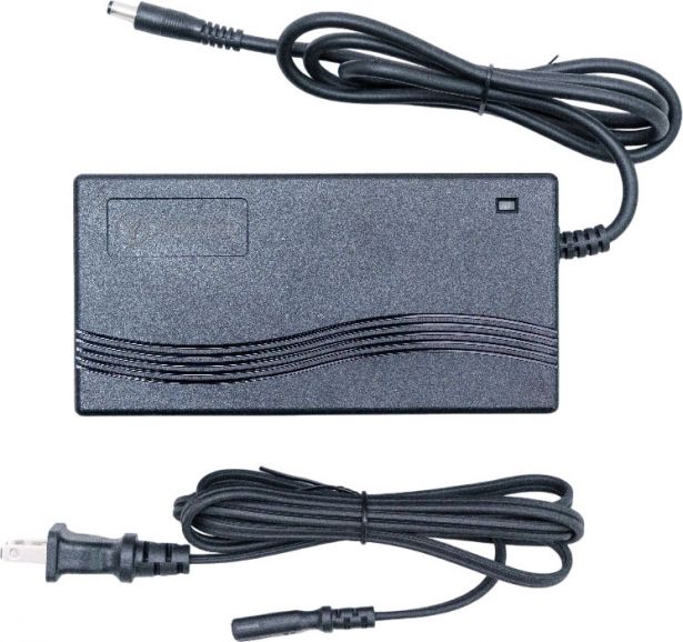 Charger - 48V, 2A, DC 2.1mm Plug, 5.5*2.1 (5.5mm x 2.1mm) Connector & Wall Plug, Lithium, UL / CUL, Yimatzu