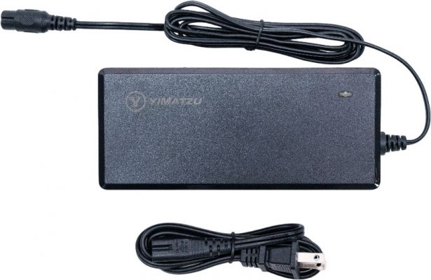 Charger - 48V, 3A, 3-Pin Inline Plug (Female DIN, GX16-3P), Lead Acid, Yimatzu