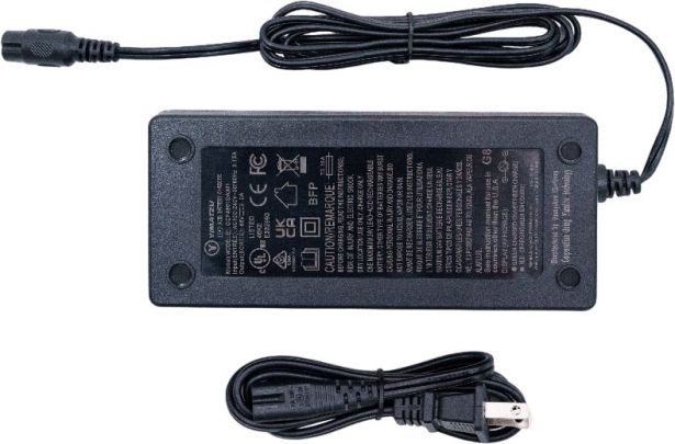 Charger - 48V, 3A, 3-Pin Inline Plug (Female DIN, GX16-3P), Lead Acid, Yimatzu