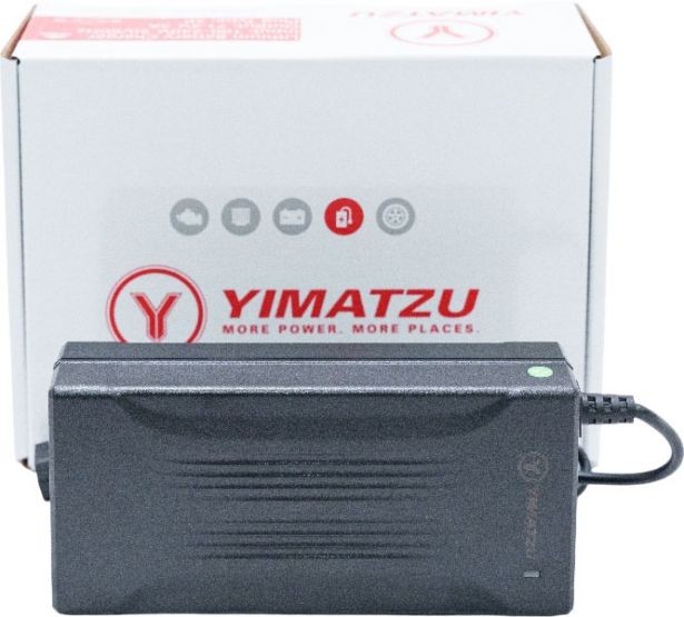 Charger - 60V, 3A, C13 Plug with Universal T-Prong, Lithium, Yimatzu