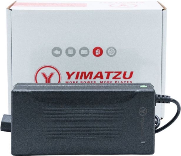 Charger - 72V, 2.5A, C13 Plug with Universal T-Prong, Yimatzu