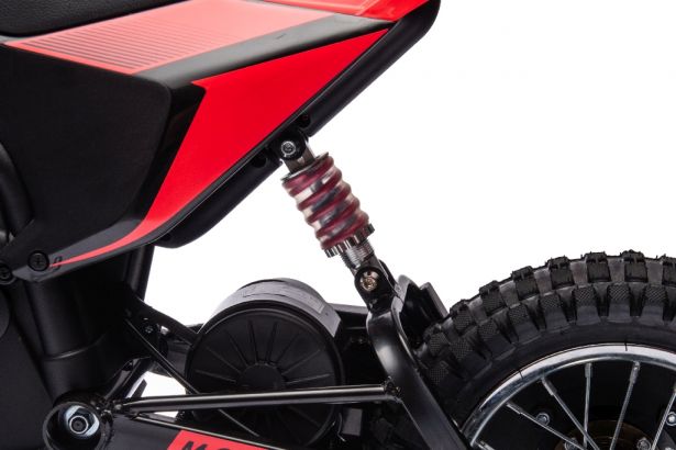 SHOK Ride On - Dirt Doodle, 24V, 250W, Leather Seats, EVA Wheels, Red