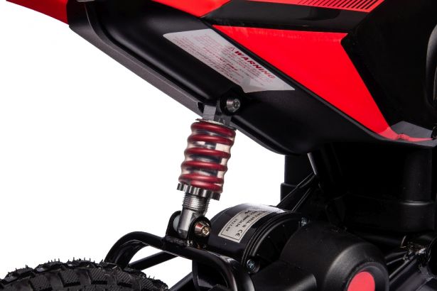 SHOK Ride On - Dirt Doodle, 24V, 250W, Leather Seats, EVA Wheels, Red