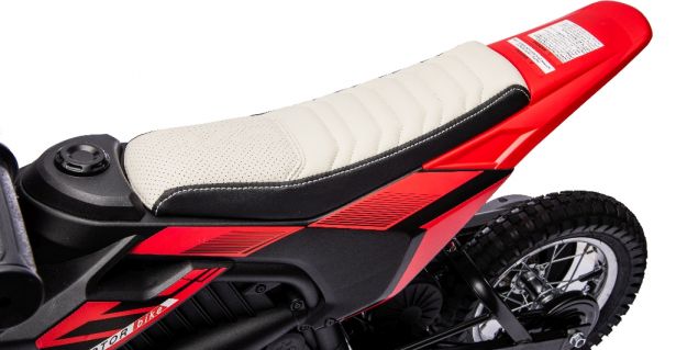SHOK Ride On - Dirt Doodle, 24V, 250W, Leather Seats, EVA Wheels, Red