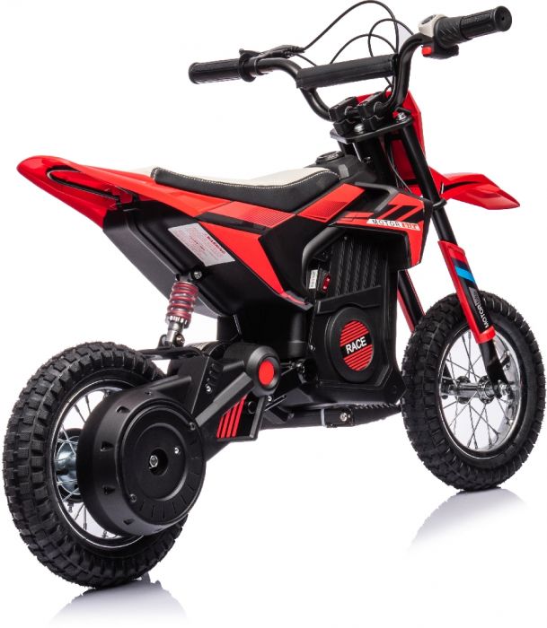 SHOK Ride On - Dirt Doodle, 24V, 250W, Leather Seats, EVA Wheels, Red