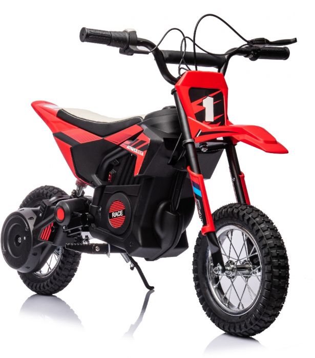 SHOK Ride On - Dirt Doodle, 24V, 250W, Leather Seats, EVA Wheels, Red