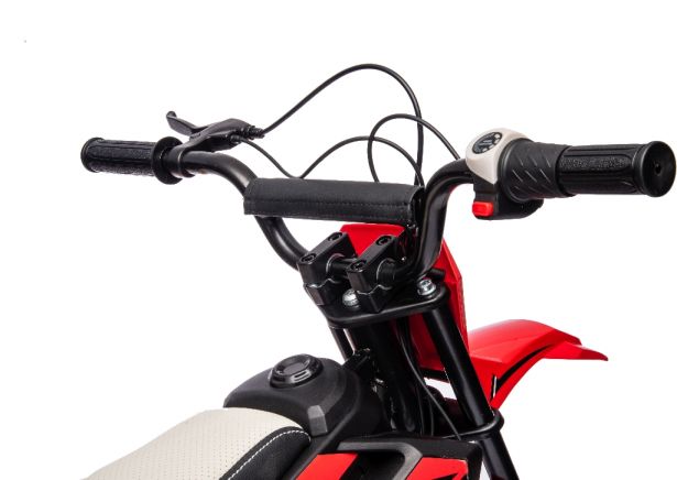 SHOK Ride On - Dirt Doodle, 24V, 250W, Leather Seats, EVA Wheels, Red