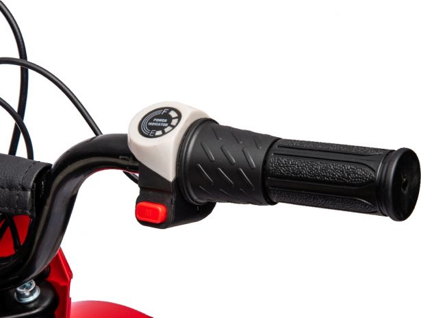 SHOK Ride On - Dirt Doodle, 24V, 250W, Leather Seats, EVA Wheels, Red