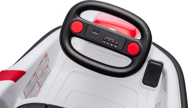SHOK Ride On - Scootling, 12V, 76W, 360 Rotation, Media Player & Remote, Red