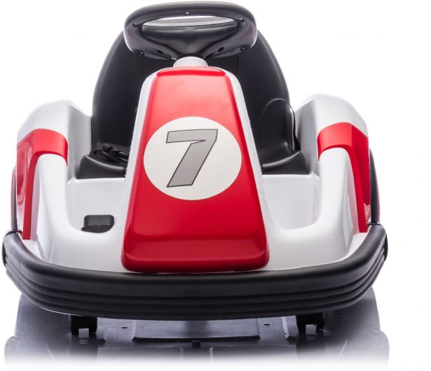 SHOK Ride On - Scootling, 12V, 76W, 360 Rotation, Media Player & Remote, Red