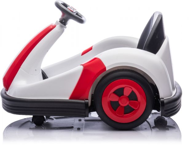 SHOK Ride On - Scootling, 12V, 76W, 360 Rotation, Media Player & Remote, Red
