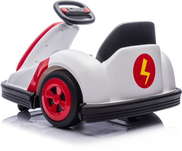 SHOK Ride On - Scootling, 12V, 76W, 360 Rotation, Media Player & Remote, Red
