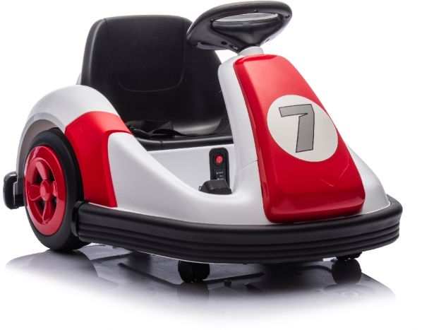 SHOK Ride On - Scootling, 12V, 76W, 360 Rotation, Media Player & Remote, Red
