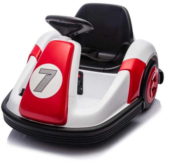 SHOK Ride On - Scootling, 12V, 76W, 360 Rotation, Media Player & Remote, Red