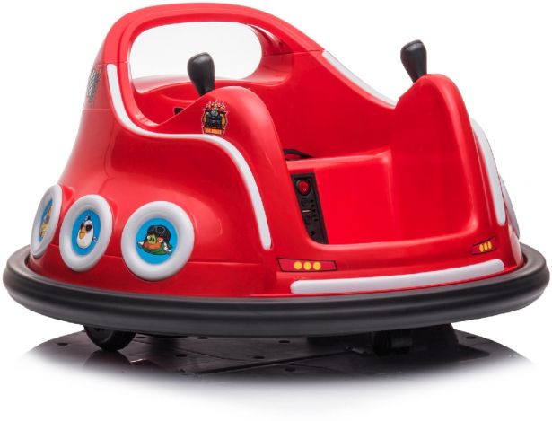 SHOK Ride On - BumperBug, 12V Bumpercar, Red