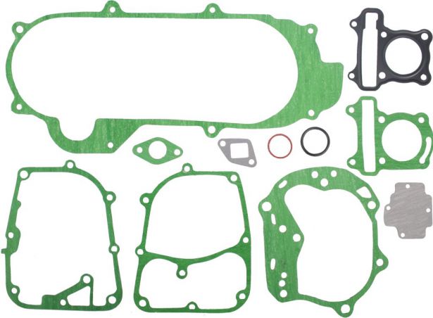 Gasket Set - 11pc, 50cc, GY6 Top and Bottom End