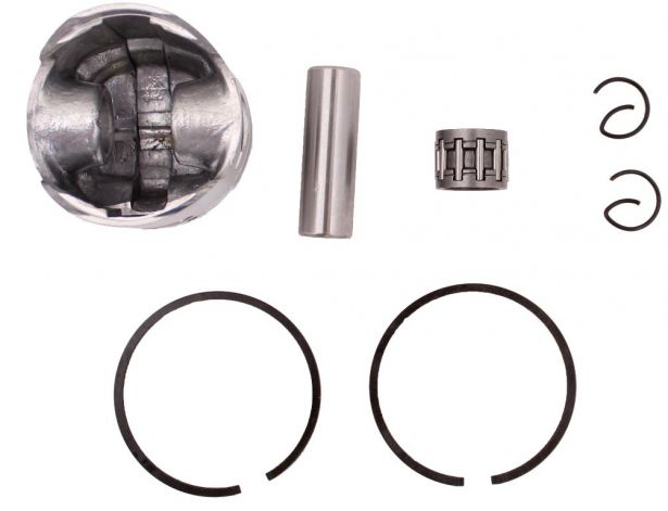 Piston and Ring Set - 47cc, 49cc, 44mm, 12 mm, 1 window (7 pcs)