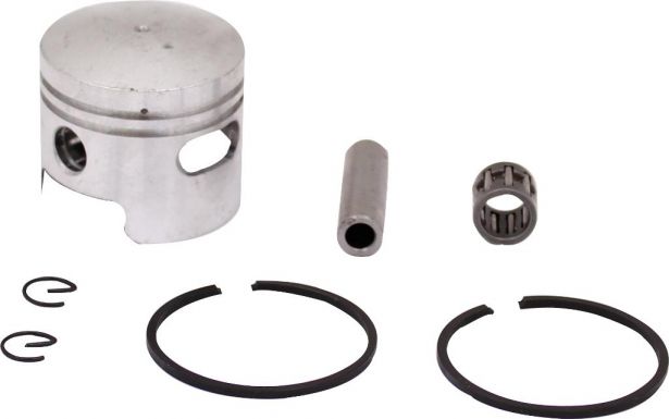 Piston and Ring Set - 47cc, 49cc, 44mm, 10 mm, 1 window (7pcs)