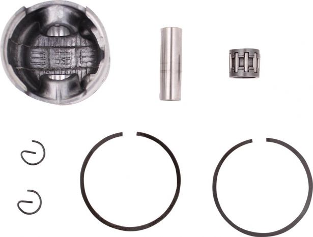 Piston and Ring Set - 47cc, 49cc, 44mm, 10 mm, 1 window (7pcs)