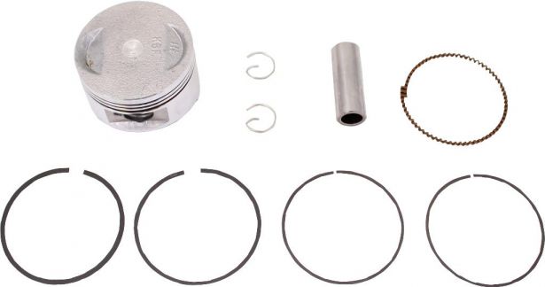 Piston and Ring Set - 150cc, 57.4mm, 15mm, GY6 (9pcs)