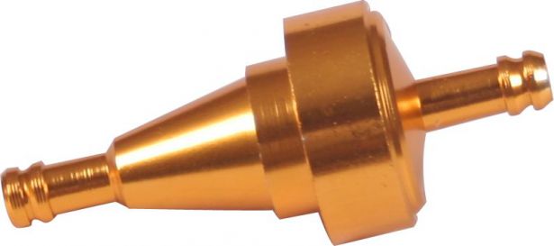 Fuel Filter - Aluminum CNC, Gold