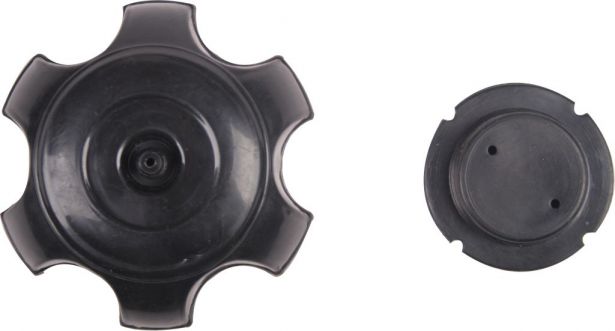 Fuel Tank Cap - Plastic, Black