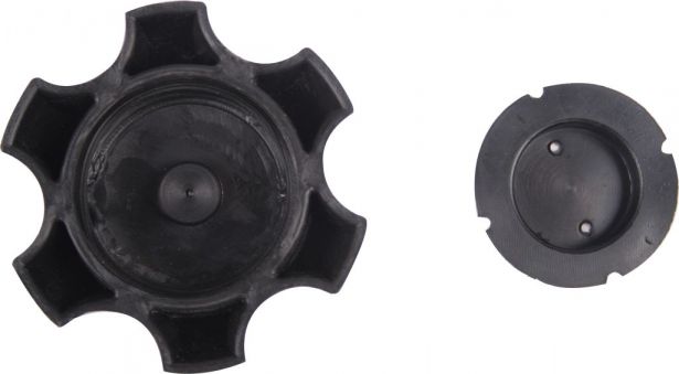 Fuel Tank Cap - Plastic, Black