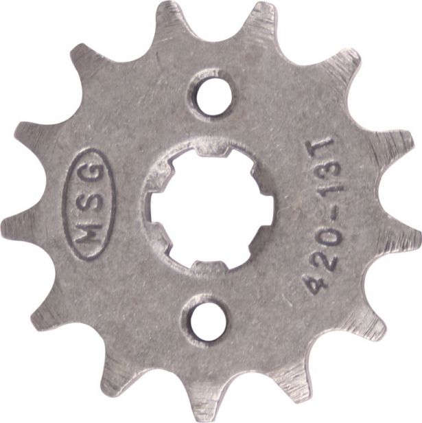 Sprocket - Front, 13 Tooth, 420 Chain, 17mm Hole