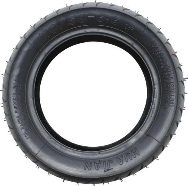 Tire - 110/50-6.5, Pocket Bike, Rear, Front, Street Tread 